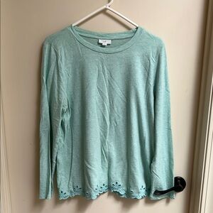 Mint Green Long Sleeve Top